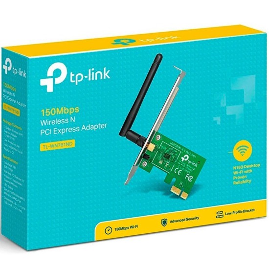 Tp-Lınk TL-WN781ND 150Mbps 2Dbi Pcı Express Adaptör