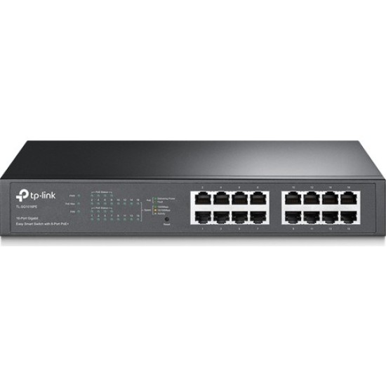 Tp-Link TL-SG1016PE 16-Port Gigabit Easy Smart 8 Port PoE Destekli Switch