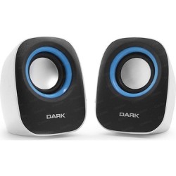 Dark SP100 (DK AC SP100) 1+1 Multimedia USB Beyaz Speaker 