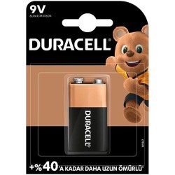 Duracell 9 Volt Alkalin 6LR61 Pil