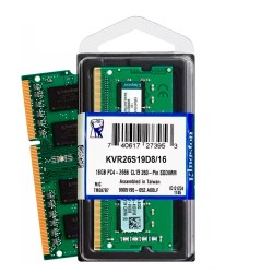 Kingston 16GB DDR4 2666MHz CL19 KVR26S19D8/16 Notebook Ram