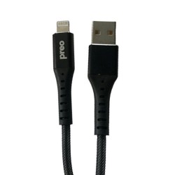 Preo My Mobile Premium MMU44 2.1A Lightning 1.5M Siyah Örgü Cep Telefonu Şarj Ve Data Kablosu 