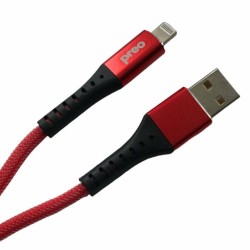 Preo My Mobile Premium MMU44 2.1A Lightning 1.5M Kırmızı Örgü Cep Telefonu Şarj Ve Data Kablosu 