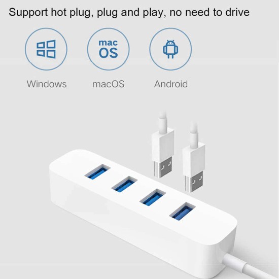 Xiaomi USB 3.0 Çoklayıcı 4 Port Hub 