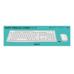Logitech MK295 QTR Beyaz 920-010089 Sessiz Kablosuz Klavye Mouse Set  