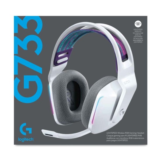 Logitech G733 Lightspeed 981-000883 RGB Beyaz Oyuncu Kulaklık