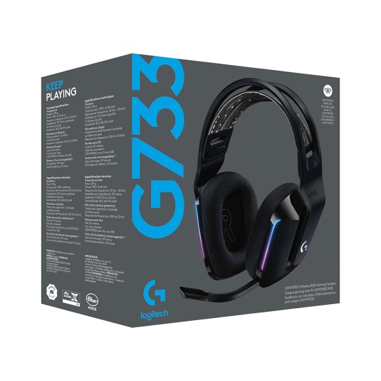 Logitech G733 Lightspeed 981-000864 RGB Siyah Oyuncu Kulaklık