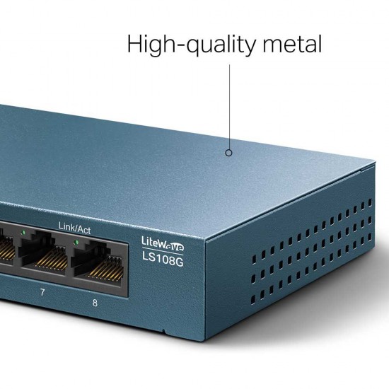 Tp-Link LS108G 8 Port 10/100/1000Mbps Yönetilemez Gigabit Switch