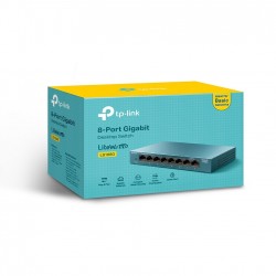 Tp-Link LS108G 8 Port 10/100/1000Mbps Yönetilemez Gigabit Switch