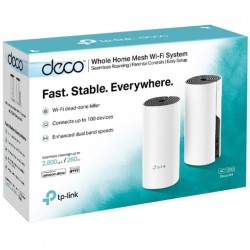 Tp-Link Deco M4 AC1200 Tüm Evi Kapsayan Mesh WiFi Sistemi 2'li Paket
