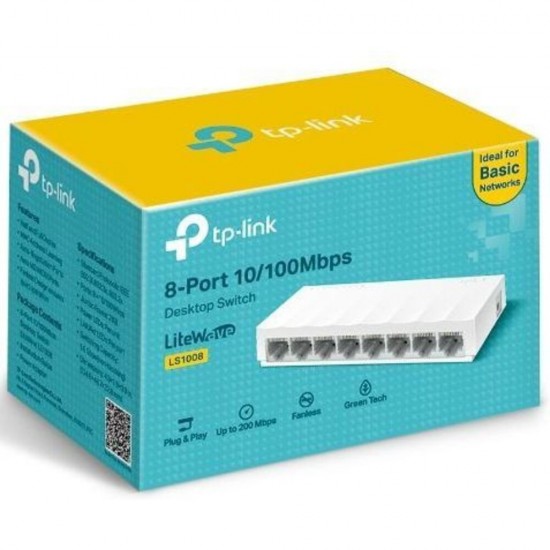 Tp-Link LS1008 8 Port 10/100 Mbps Masaüstü Switch