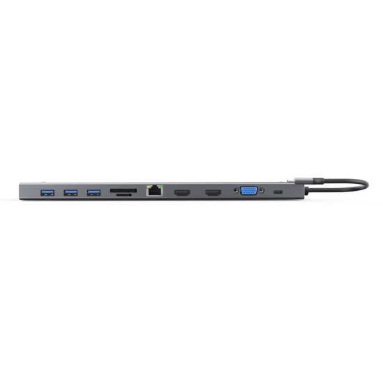 Frisby FA-7722TC USB Type-C Tüm Ihtiyaçlarınızı Karşılayacak 11 Işlev Çoklu Bağlantı Noktası