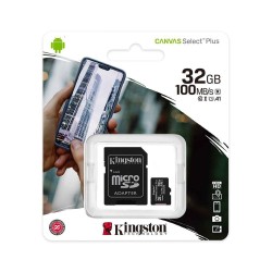 Kingston SDCS2/32GB 100MB/s Canvas Select Plus MicroSD Hafıza Kartı