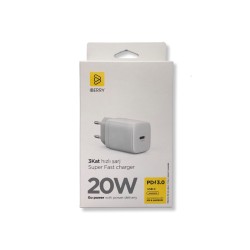 iBerry Type-C 3.0 Çıkışlı 20W 3 Kat Hızlı Şarj Başlığı