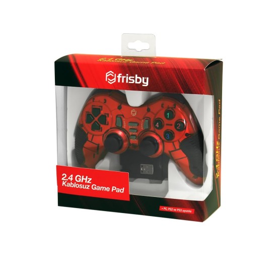 Frisby FGP-3812R  Pc-Ps2-Ps3 Uyumlu Kablosuz Gamepad