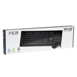 Inca IWS-519 Slim QTR Siyah Kablosuz Klavye  Mouse Set