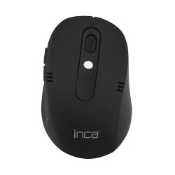 Inca IWM-T373S Siyah Nano Alıcılı Rubber Kablosuz Mouse