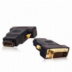 Dark HDMI - DVI-I (24+5 Pin) HDMI dişi - DVI-I Erkek Dönüştürücü 