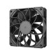 ID-COOLING TF-12025-PRO BLACK 12cm 4Pin PWM Kasa Fanı