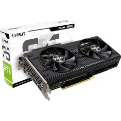 Palit Nvıdıa Geforce RTX3050 Dual 8GB 128 Bit Gddr6 Lhr (NE63050019P1-190AD) Ekran Kartı