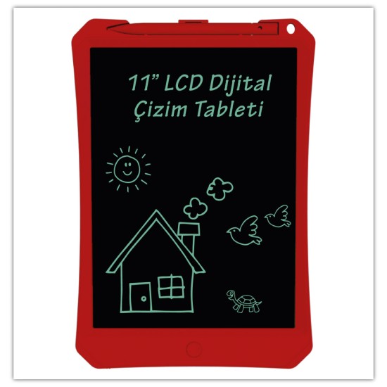 Xiaomi Wicue 11 Kırmızı LCD Dijital Çizim Tableti