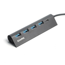 Dark (DK AC USB346) Usb Type A To 1Xusb C Charge 4 Port Usb2.0 Çoklayıcı