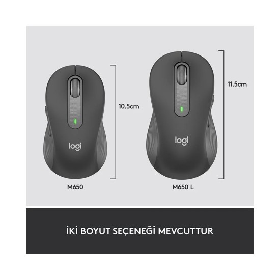 Logitech M650 Signature 910-006253 Siyah Kablosuz Mouse