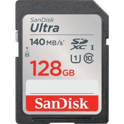Sandisk Ultra 128GB 140MB/S Sdhc/sdxc Class 10 Uhs-I Hafıza Kartı SDSDUNB-128G-GN6IN