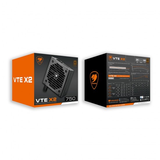 Cougar CGR-VX-750 VTE X2 750X 80+ Bronz Güç Kaynağı