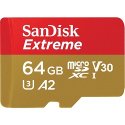 Sandisk 64GB (SDSQXA2-064G-GN6MN) Extreme microSDXC UHS-I Hafıza Kartı 