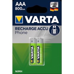 Varta AAA 800 Mah Recharge Accu Phone Şarjlı 2'li Ince Kalem Pil