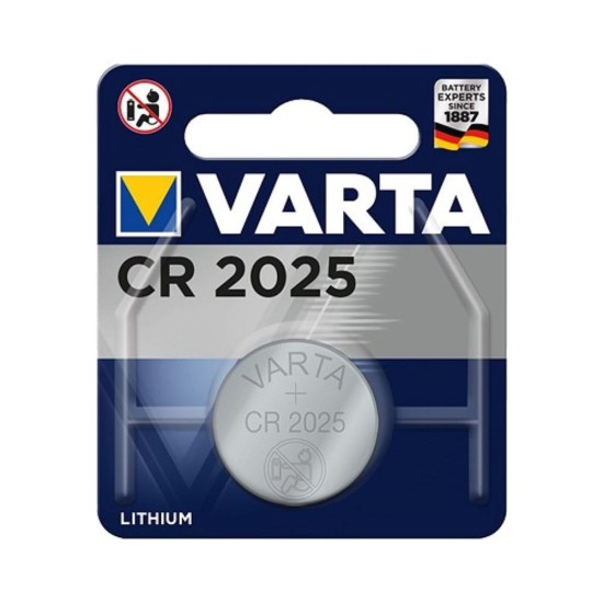 Varta CR-2025 Lithium Düğme Model Pil