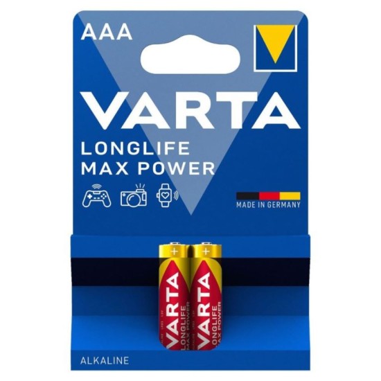 Varta Longlife Power Alkalin AAA İnce 2'li Pil 