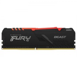 Kingston Fury Beast RGB KF436C17BBA/8 8GB (1x8GB) DDR4 3600MHz CL17 Siyah Pc Ram 