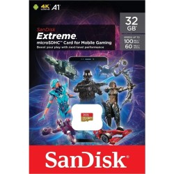 Sandisk 32GB Extreme MicroSDHC 100MB/S A2 Mobile Gaming SDSQXAF-032G-GN6GN  Micro Sd Kart