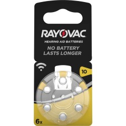 Rayovac Hearing Aid Batteries 10 Numara Blister İşitme Cihaz Pili 6'lı