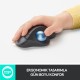 Logitech ERGO M575 Kablosuz İztopu Özellikli Konforlu Ergonomik Mouse - Siyah 910-005872