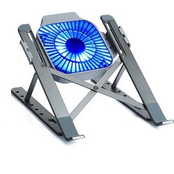 Tx Portable Stand 9cm Fanlı Kademe Yükseklik Ayarlı 15.6