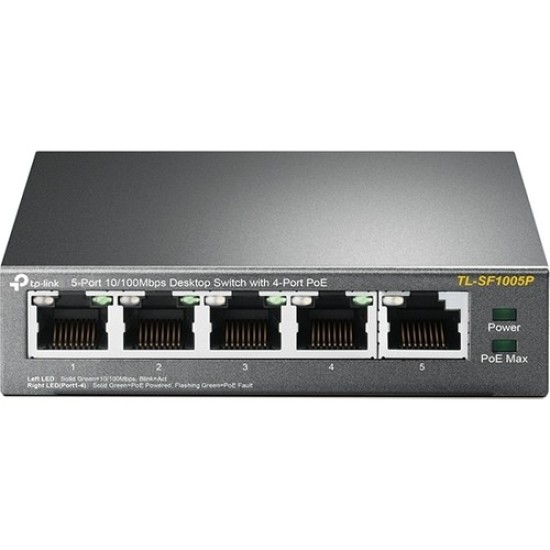 Tp-Link TL-SF1005P 5-Port 10/100Mbps 4-Port PoE Switch