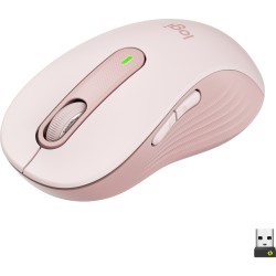 Logitech Signature M650 Büyük Boy Sağ El Için Sessiz Kablosuz Mouse - Pembe