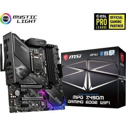 MSI MPG Z490 Gaming Edge Wifi Soket 1200 DDR4 4800 (OC) PCI-E Gen 4 ,M.2 RGB USB3.2 1x 2.5G LAN Wi-Fi 6 ATX Anakart