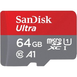 Sandisk Ultra 64GB 140MB/S Microsdxc Uhs-I Hafıza Kartı SDSQUAB-064G-GN6MN