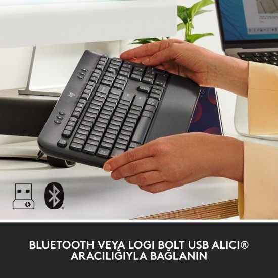 Logitech Signature K650 Tam Boyutlu Kablosuz Beyaz Türkçe Q Klavye