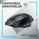 Logitech G G502 X LIGHTSPEED Kablosuz HERO 25K Sensörlü RGB Aydınlatmalı Siyah Oyuncu Mouse