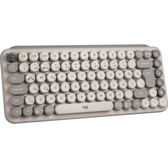 Logitech Pop Keys 920-011526 Türkçe Q Bej Kablosuz Klavye