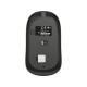 Lenovo Lecoo WS210 Dual Mod RGB 2.4GHz WiFi+ Bluetooth 1600DPI 6 Tuşlu Şarjlı Sessiz Kompakt Kablosuz Optik Mouse Siyah
