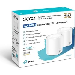 TP-Link Deco X60(2-pack), AX5400 Mbps Tüm Ev Mesh Wi-Fi 6 Sistemi