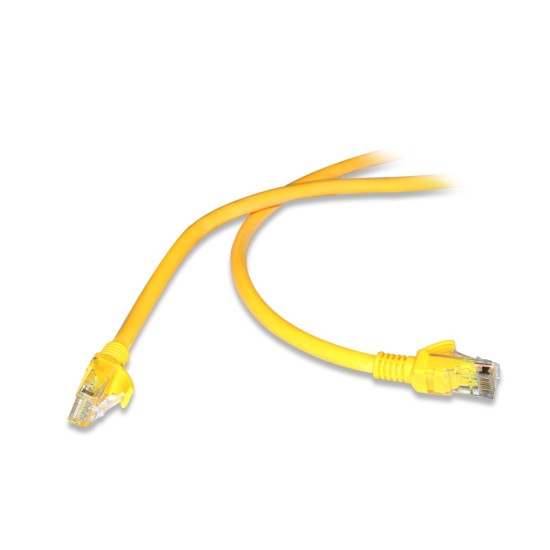 Flaxes FNK-610S 10 Mt CAT6 (Patch) Network Kablosu Sarı