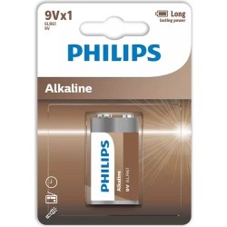 Philips 6LR61A1B/10 ALKALİNE 9V 1 li Pil