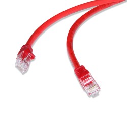 Flaxes FNK-6005K 50 Cm CAT6 (Patch) Network Kablosu Kırmızı